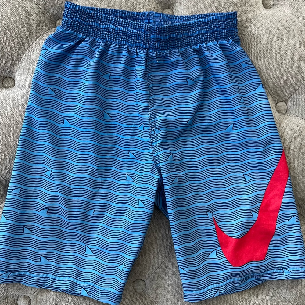 Boys medium Nike swim trunks